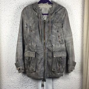 All Saints Pilgrim Parka Coat Jacket Sz 6